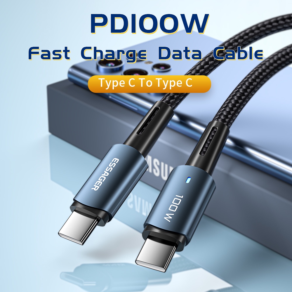 essager-สายเคเบิลชาร์จเร็ว-pd-100w-60w-5a-type-c-เป็น-type-c-รองรับ-fcp-afc-qc4-0-3-0-สําหรับโทรศัพท์มือถือ-mbk-pro-samsung