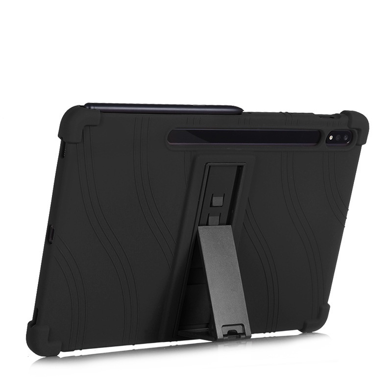 samsung-galaxy-tab-s8-plus-s7-fe-a8-10-5-a7-10-4-s6-a7-lite-เคสซิลิโคนนิ่ม-พร้อมขาตั้ง-กันกระแทก-เคสแท็บเล็ต