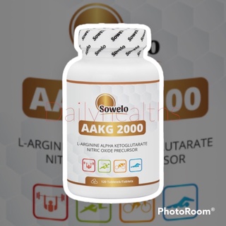 ภาพขนาดย่อของภาพหน้าปกสินค้าAAKG 2000mg อาร์จินีน อัลฟ่า-เคโทกลูทาเรท ช่วยในกระบวนการลำเลียงอาหารไปสู่กล้ามเนื้อ เสริมสร้างการผลิตไนตริกออกไซด์(NO)* จากร้าน dailyhealths บน Shopee