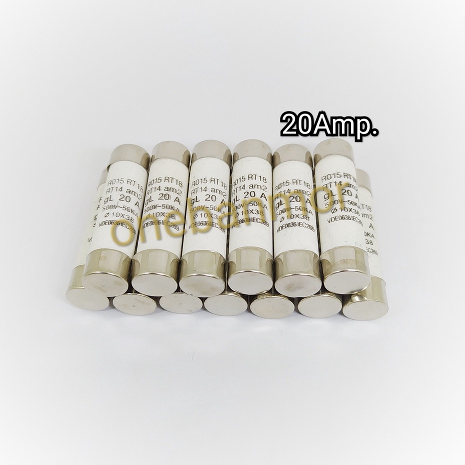 ฟิวส์เซรามิค R015 RT18 RT14 1Amp. 2Amp. 3Amp. 4Amp. 5Amp. 6Amp. 8Amp ...