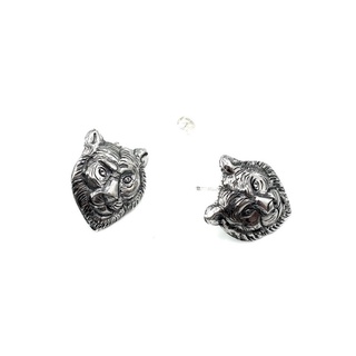 DSP ต่างหูเงิน ราศีสิงห์ จี้หูเงินแท้ 925 : DSP 925 Sterling Silver Leo Earing [ESPP0188]