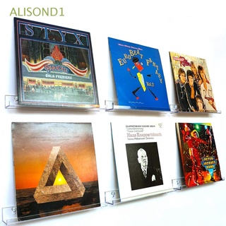 Alisond1 ชั้นวางอัลบั้มไวนิล LP แบบติดผนัง 12 นิ้ว 6 ชิ้น