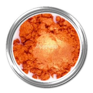 สินค้า Mica สีแดงอ่อนอมส้ม Orange Red 30g Lip grade  000251 สินค้าเป็นวัตถุดิบเครื่องสำอางค์