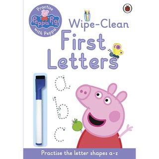 Asia Books หนังสือภาษาอังกฤษ PEPPA PIG: PRACTISE WITH PEPPA: WIPE-CLEAN FIRST LETTERS
