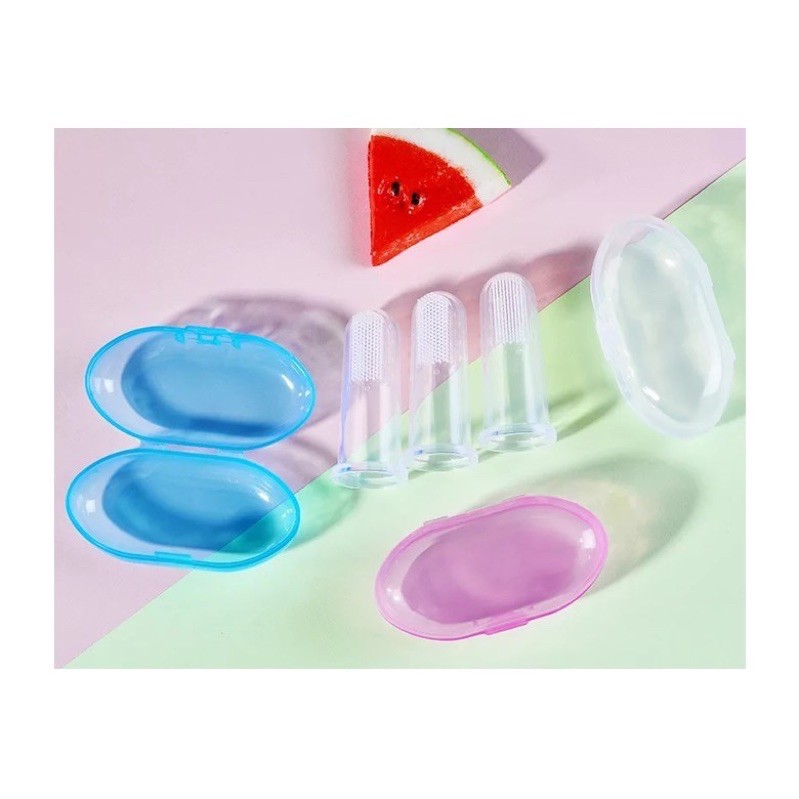 แปรงสีฟันซิลิโคนสวมนิ้ว-silicone-finger-brush