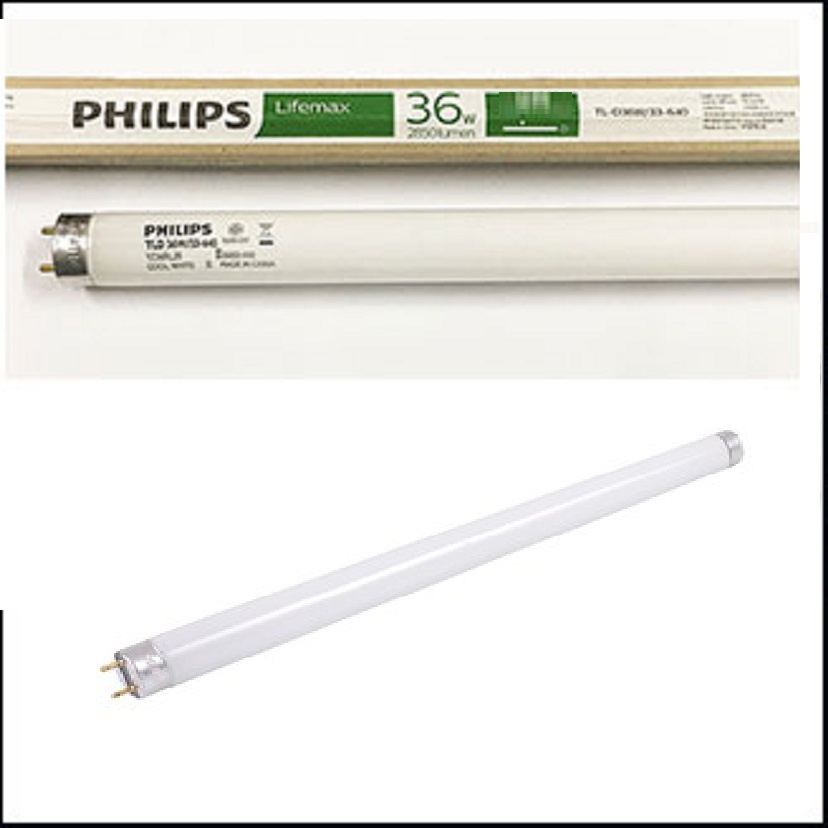 philips-หลอดไฟฟลูออเรสเซนต์-t8-36w-daylight-ยกแพ็ค-3-10-25หลอด-แบบสั่งแยกได้-หลอดไฟยาว