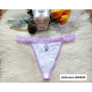 Delicates Size XS-XL ชุดชั้นในแบรนด์ /กางเกงใน ทรงจีสตริง G-string 0004838