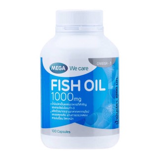 ภาพหน้าปกสินค้าFish Oil 100เม็ด Megawecare ฟิชออย ที่เกี่ยวข้อง