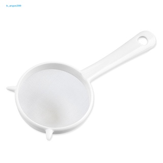 [NE] Kitchen Handheld Plastic Screen Mesh Tea Leaf Strainer Flour Sieve Colander
