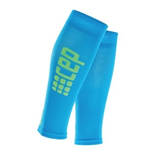 CEP ULTRALIGHT CALF SLEEVES 2.0 WOMEN - ELECTRIC BLUE/GREEN - รัดน่องแบบบางผู้หญิง SIZE II