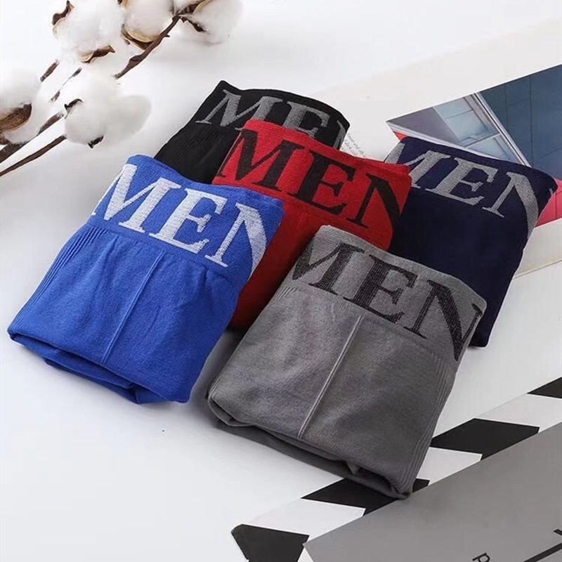 ภาพสินค้ากางเกงบ็อกเซอร์ชายแบบใหม่ผ้าดียืดหยุ่นใส่สบายฟรีไซส์พร้อมส่ง NO.MEN จากร้าน zhou123a บน Shopee ภาพที่ 2