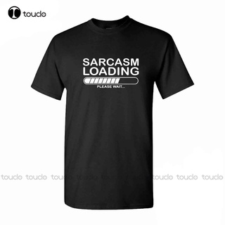 [S-5XL] เสื้อยืด ผ้าฝ้าย พิมพ์ลาย Sarcasm Loading Please Wait สไตล์คลาสสิก แฟชั่นฤดูร้อน สําหรับผู้ชาย