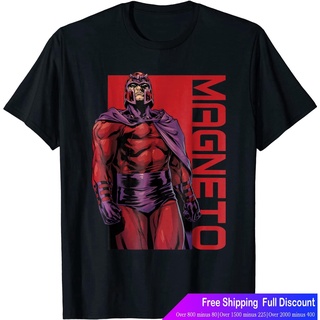 Marvelเสื้อยืดแขนสั้น Marvel X-Men Magneto Villainous Mutant Graphic T-Shirt Marvel Round neck T-shirtph/