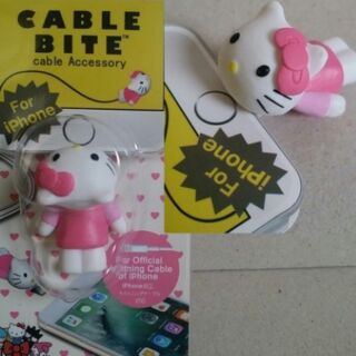 กันสายชาร์ตหัก Cable Mascot ลาย คิตตี้ Kitty