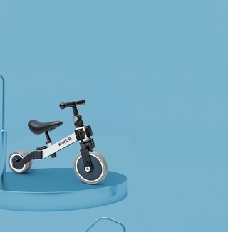 ภาพหน้าปกสินค้ารถจักรยาน kiwicool children\'s balance scooter two-in-one bicycle 1-2-3 years old ที่เกี่ยวข้อง