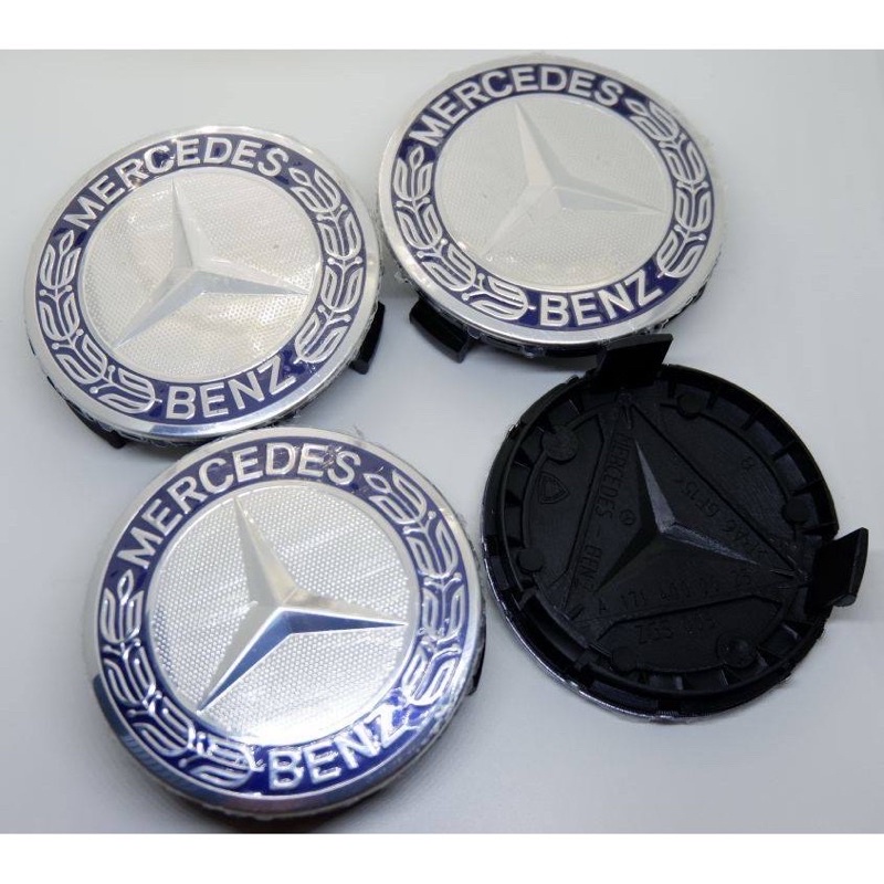 ฝาครอบดุมล้อรถ-ฝาครอบดุมล้อ-ฝาดุมล้อ-อลูมิเนียม-benz-74mm