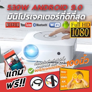 ภาพย่อรูปภาพสินค้าแรกของโปรเจคเตอร์ Wanbo T2 Max Projector 530W ฟรี  จอ 100 นิ้ว ประกันศูนย์ไทย DIGILIFEGADGET