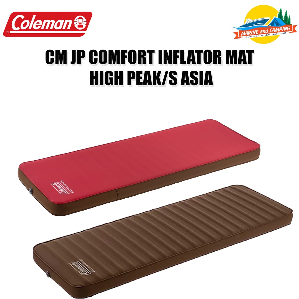 Coleman JP Comfort Inflator Mat High Peak | Shopee Thailand