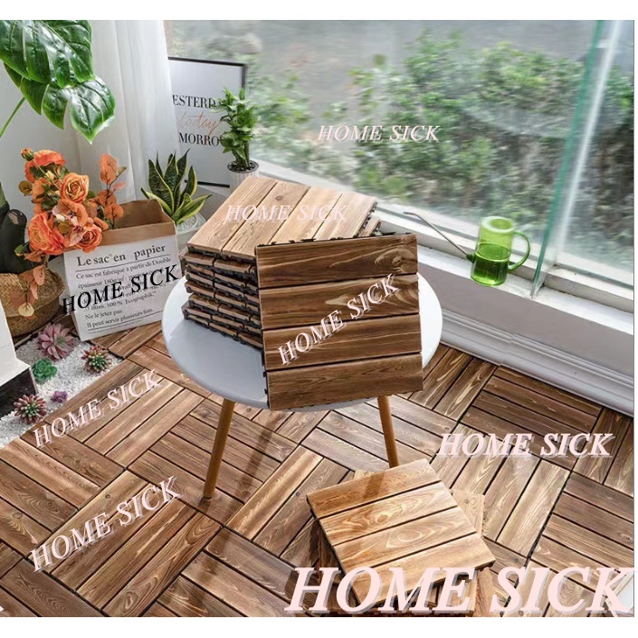 ภาพหน้าปกสินค้าhome_sick แผ่นไม้ตกแต่งสวน แผ่นปูพื้น YF-1445 จากร้าน home_sick บน Shopee