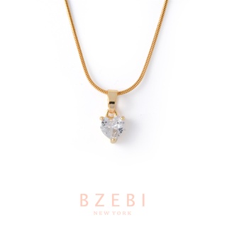 Bzebi สร้อยคอ ชุบทอง 18K แฟชั่น โซ่ ทองคำแท้ ทอง ผู้หญิง แฟชั่นผู้หญิง น่ารักๆ น่ารัก จี้หัวใจ สวยๆ สเตนเลส ไม่จางหาย ไม่เป็นสนิม สําหรับผู้หญิง 1059n