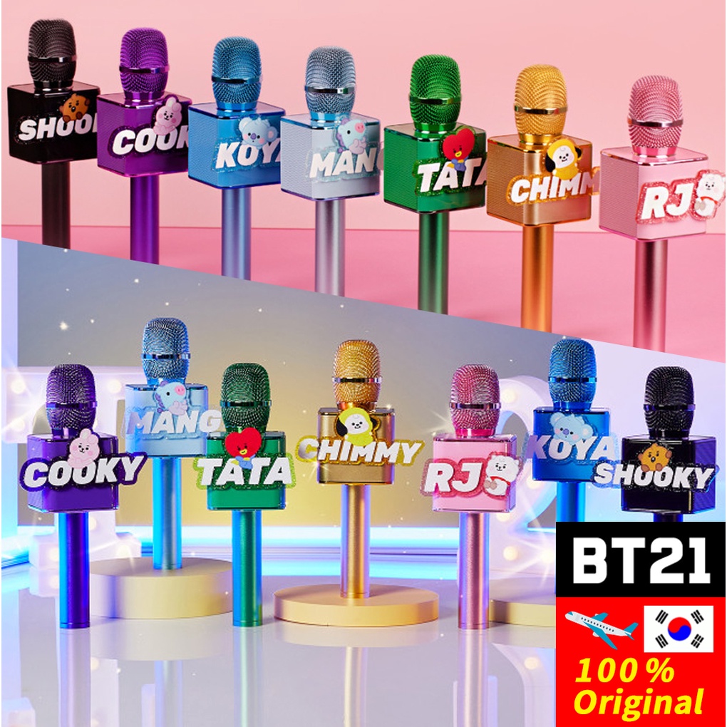 BTS BT21 ROYCHE Official Baby Bluetooth Microphone Shopee Thailand