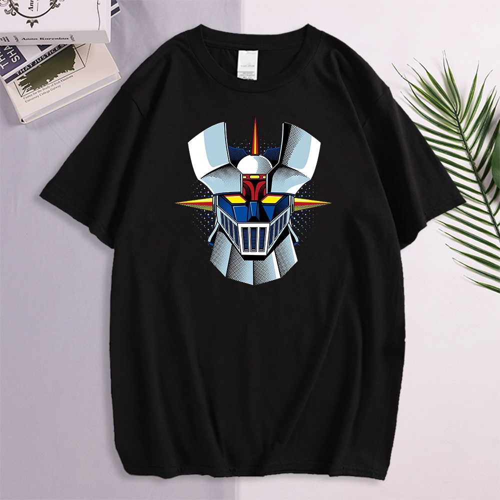 เสื้อยืดคอกลม-แขนสั้น-พิมพ์ลายการ์ตูนกราฟฟิค-mazinger-z-แฟชั่นฤดูร้อน-สําหรับผู้ชาย