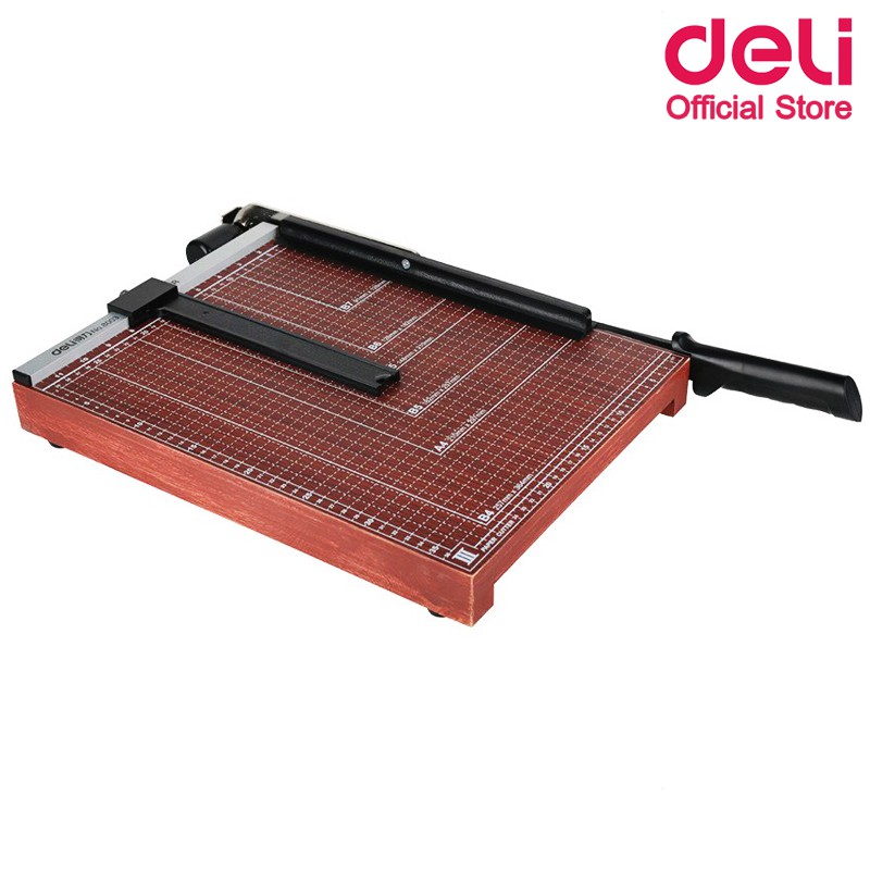 deli-8003-lever-paper-trimmer-แท่นไม้ตัดกระดาษ-ขนาด-b4-380-x-300mm-แท่นตัดกระดาษ-ที่ตัดกระดาษ-อุปกรณ์สำนักงาน-school