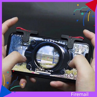 Firemail อุปกรณ์เสริมเกมยิงปุ่ม L1R1 ทริกเกอร์ 1 คู่สําหรับมือถือ