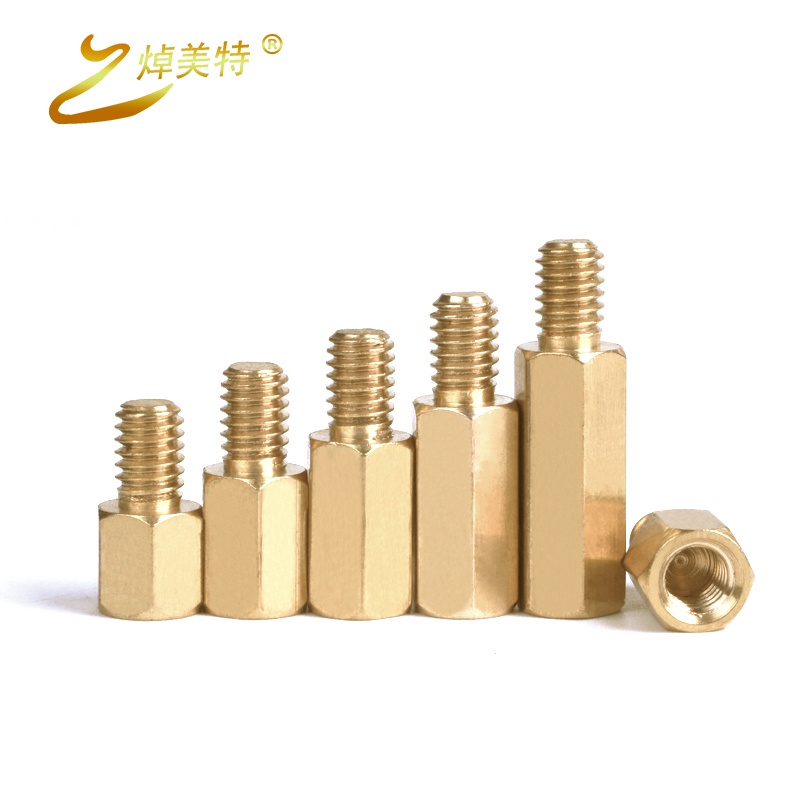 [M2.5+5 And++ 6] น็อตคอลัมน์ทองแดง หัวหกเหลี่ยม | Shopee Thailand