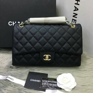 Chanel Classic 12" พรีเมี่ยม ปั๊มทุกจุด พร้อมส่ง