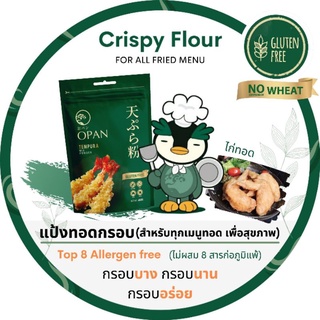 OPAN Tempura MixPowder Gluten Free แป้งทอดกรอบ กลูเตนฟรี เทมปุระ ตราโอปัน กลูเตนฟรี ผงชุบทอด (400 กรัม)