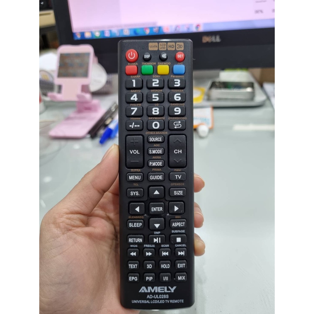 รีโมทรวมทีวีทุกรุ่น-สำหรับทีวีรุ่นใหม่จอ-lcd-led-universal-tv-remote