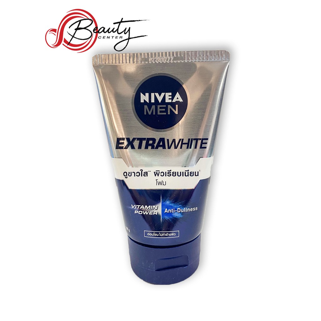 nivea-นีเวีย-เมน-เอ็กซ์ตร้า-ไวท์-โฟม-100g