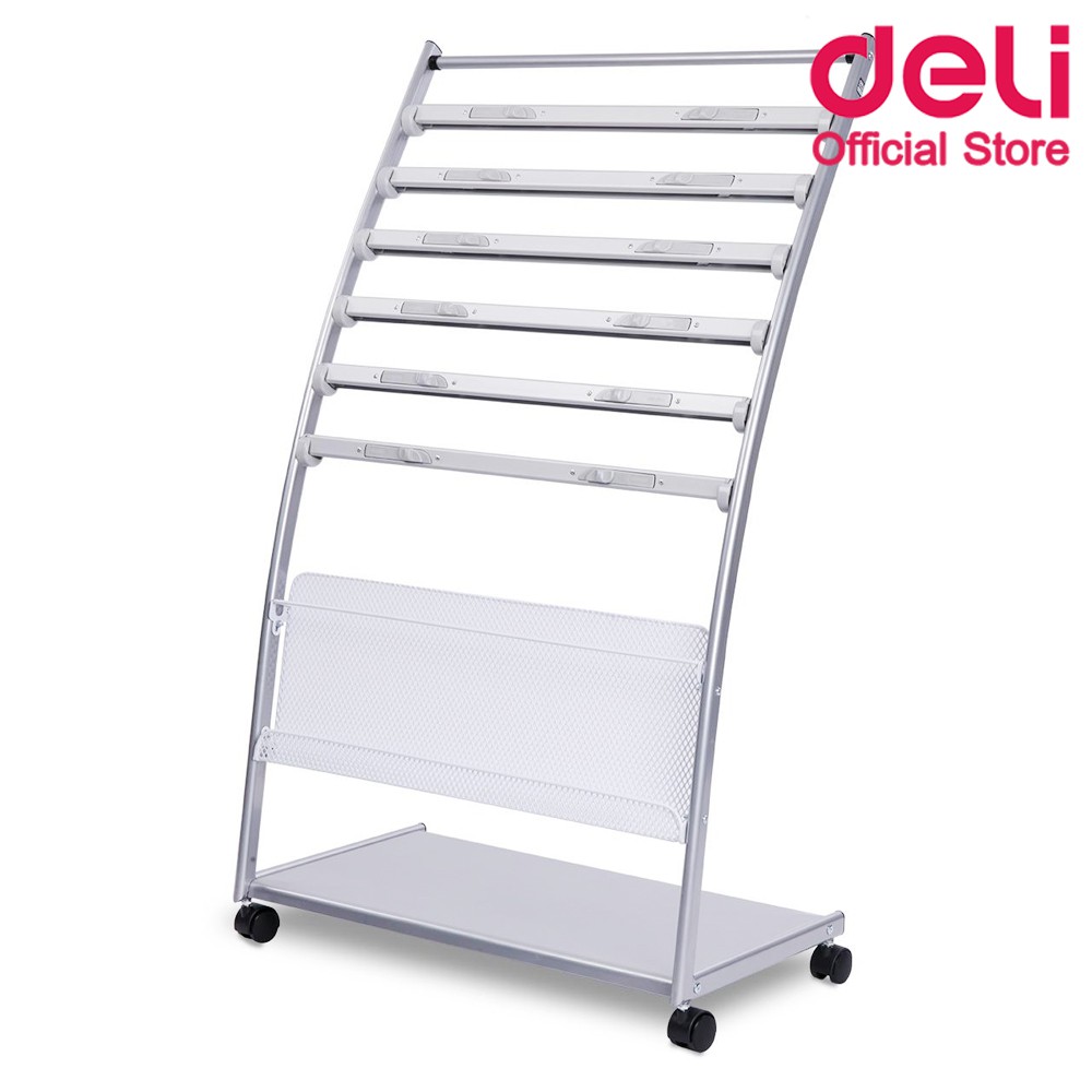 deli-9303-magazine-amp-newspaper-rack-ชั้นนิตยสารและหนังสือพิมพ์-ชั้นวางหนังสือ-อุปกรณ์สำนักงาน-เครื่องเขียน