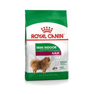 Mini Indoor Adult อาหารสัตว์ อาหารชนิดเม็ดสำหรับสุนัขโตพันธุ์เล็ก ที่เลี้ยงในบ้าน อายุ 10 เดือน – 8 ปี