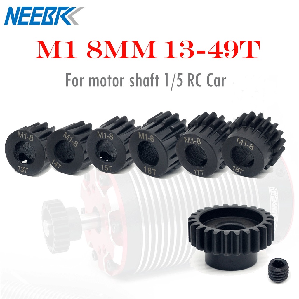 Fasizi 5 PZ M1 5mm 18 T 19 T 20 T 21 22 T Pignone Motore - copertina