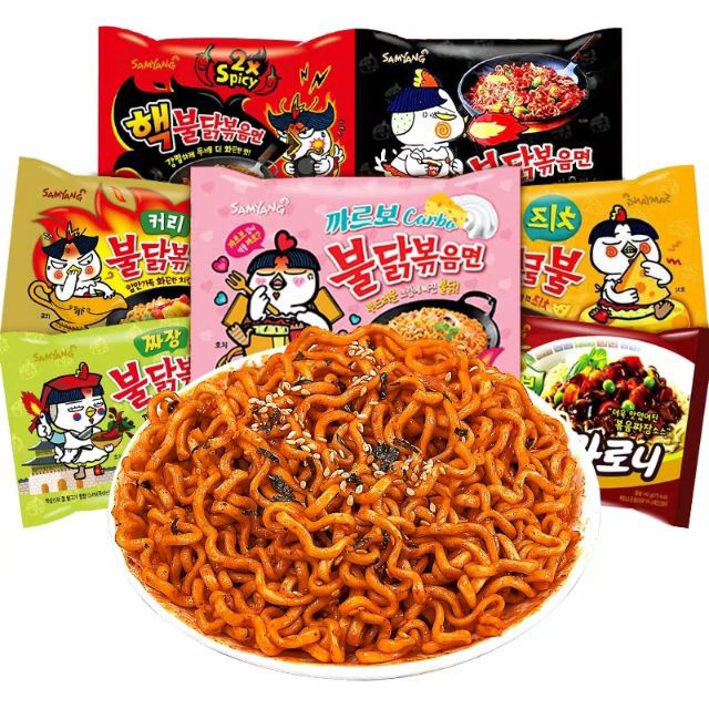 ซอง-samyang-มาม่าเกาหลีแท้-เผ็ดแต่ยอมเพราะอร่อยจนหยุดทานไม่ได้-มาม่าซัมยัง-รสเผ็ด-ชีส-อร่อย-พร้อมส่ง-ขายเป็นซอง