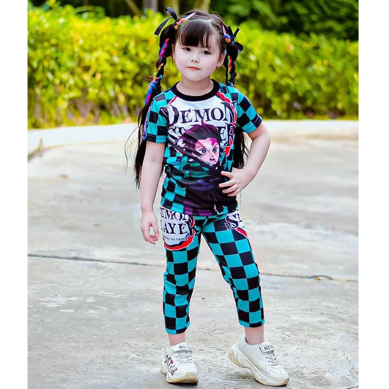 03-เสื้อผ้าเด็ก-ชุดนอนเด็ก-ชุดเซ็ตเด็ก-งานผ้าไมโครพิมพ์ลายทั้งชุด-ลาย-ดาบพิฆาตอสูร-ทันจิโร่-เสื้อแขนสั้น-กางเกงขายาว
