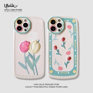 พร้อมส่งในไทย💘 เคสโทรศัพท์ เคส เคสมือถือ เคส TPU ทิวลิปเหลืองชมปัก TPU-R1767 ทิวลิปแดงปัก TPU-R1768