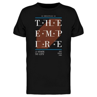 เสื้อยืด พิมพ์ลายกราฟิก The Empire State แฟชั่นฤดูร้อน สําหรับผู้ชาย 2022S-5XL