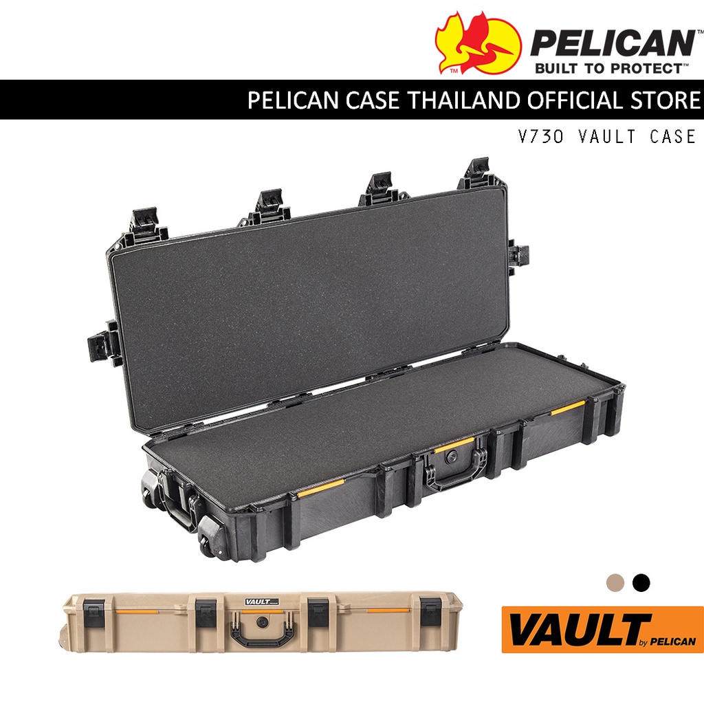 Pelican V730 Vault Rifle Case with Foam - กันน้ำกันกระเเทก | Shopee ...