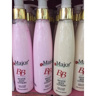 Major BB เมเจอร์ไวท์เซ็กซี่บีบีโลชั่น 220ml.