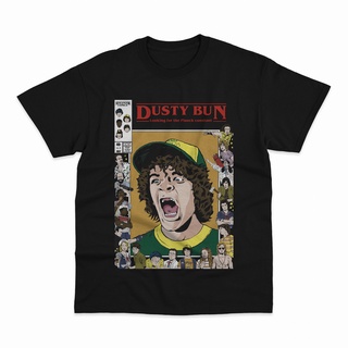 เสื้อยืด พิมพ์ลายภาพยนตร์ Stranger Things Dusty Bun Dustin Serial