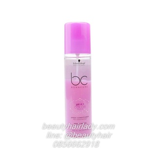 สเปรย์ บำรุงผม แบบไม่ต้องล้างออก Schwarzkopf BC Bonacure pH4.5 Color Freeze Spray Conditioner 200มล อาหารผม สำหรับ ผมทำสี