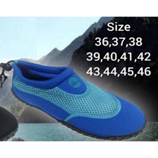 Drysuper รองเท้าเดินหาดรุ่นสปอร์ต สีฟ้า ผ้ายืดนาโนพร้อมพื้นยางแบบหนา