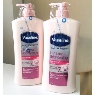 วาสลีน uv extra เฮลธี ไบรท์ โลชั่น ผิวกระจ่างใสใน7วัน ขนาด 500ml-300ml Vaseline Healthy Bright Lotion UV Extra