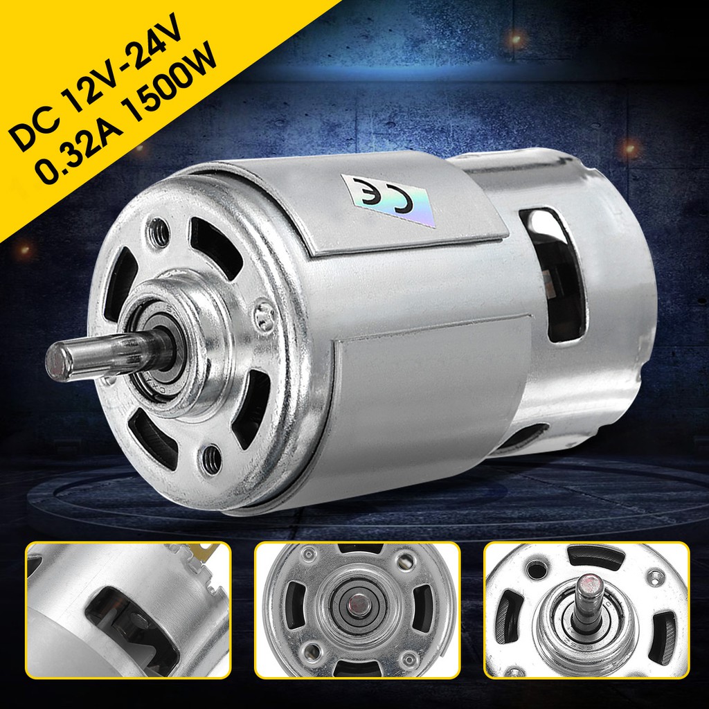 dc-24v-15000rpm-มอเตอร์ไฟฟ้าแรงบิด-ความเร็วสูง-dc-775-และมอเตอร์-dc-1-ชิ้น