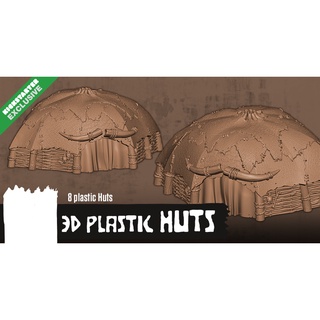 HATE: 3D Plastic Huts (Kickstarter Exclusive) [BoardGame]