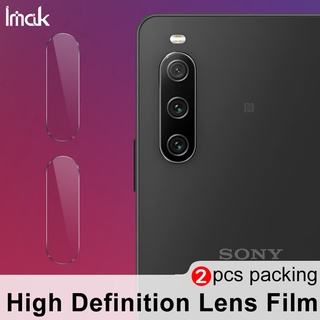 ฟิล์มกระจกนิรภัยกันรอยหน้าจอ เลนส์กล้อง ของแท้ สําหรับ iMak Sony Xperia 10 IV Xperia10 4 HD