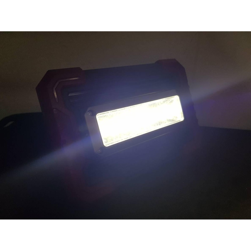 สปอร์ตไลท์สนาม-portable-16-leds-100w-450-lumens-work-light-hh-5099-ดำแดง